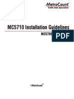 MetroCount MC5710 Installation Guidelines