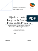 El Judo A Través Del Juego en La Educación Física