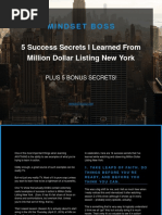 Mindset Boss: 5 Success Secrets I Learned From Million Dollar Listing New York