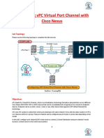 Configuring VPC Virtual Port Channel With Cisco Nexus: Lab Topology