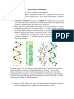 Estructuras de Las Proteínas