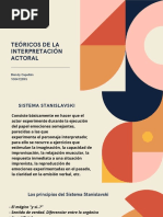 Teóricos de La Interpretación Actoral PDF