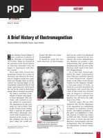 Brief Hostory of Electromagnetics