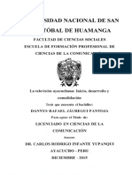 Licenciatura - Unsch - Television Ayacuchana PDF