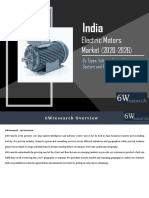 6wresearch - India Electric Motors Market (2020-2026) - Sample