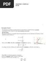 Chapter 3: Critical Flow