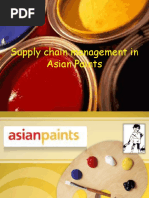 Supply Chain Management in Asian Paints