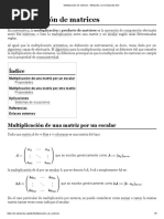 Multiplicación de Matrices - Wikipedia, La Enciclopedia Libre PDF