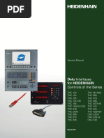 Dat A Interfaces F or Heidenhain Controls of The Series: Service Manual