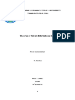 Theories of Private International Law Theories of Private International Law