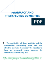 Pharmacy and Therapeutics Committee