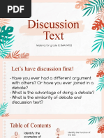 Discussion Text: Material For Grade 12 SMAI NFBS