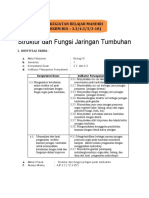 Struktur Dan Fungsi Jaringan Tumbuhan: Unit Kegiatan Belajar Mandiri (UKBM BIO - 3.3/4.3/3/3-18)