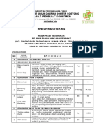 Spesifikasi Teknis