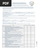 Formulario Registro Académico Disciplinario y Relación Intercolegial