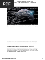 Comandos CMD - Listado de Todos Los Comandos MS-DOS PDF