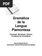 Gramática de La Lengua Piamontesa Norma