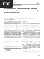 Baranwal-PrasannaVenkatesh2017 Article InvestigationOfCarbonSteelAnod PDF