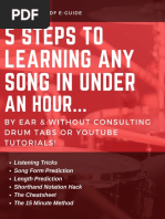 5 Steps To Learning Any Song in Under An Hour PDF