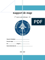 Rapport de Stage S4 Update