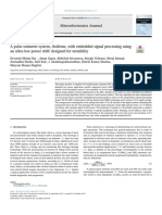 A Pulse Oximeter System, OxiSense, With Embedded Signal Processing Using An Ultra-Low Power ASIC Designed For Testability PDF