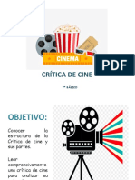 Crítica de Cine 7º Lenguaje Actividades 22 Al 26 de Junio