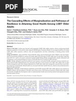 The Cascading Effects of Marginalization and Pathways of Resilience in Attaining Good Health Among LGBT Older Adults