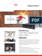 Redefining: UHD Menu Boards and Video Walls