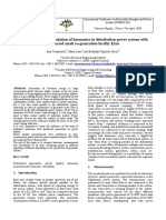 Measurement and Calculation of Harmonics in Distribution Power System With Connected Small Co-Generation Facility Etan