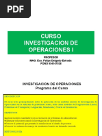 SESIÓN 6 y 7 INVESTIGACION DE OPÉRACIONES