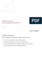 NGFW Overview Next Generation Firewall 5.8: NGFW Security Engine NGFW Security Engine