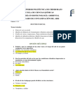 Cuestionario - 2parcial - 8B - Contaminacion - Del - Aire