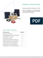 Datasheet Geradores Monofasicos