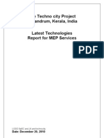 The Techno City Project Trivandrum, Kerala, India Latest Technologies Report For MEP Services