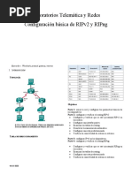 Configuración Básica de RIPv2 y RIPng22