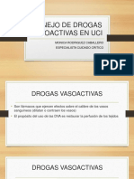 Manejo de Drogas Vasoactivas en Uci PDF