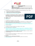 Parcial Sistemas de Gestión de La Calidad Normas Iso 9001 de 2015