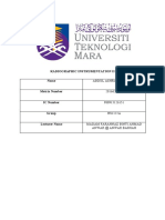 Radiographic Instrumentation Ii Name: Abdul Ashraf Bin Rasid