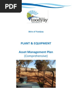 Plant & Equipment Asset Management Plan: (Comprehensive)