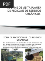 Informe de Visita Planta de Reciclaje de Residuos