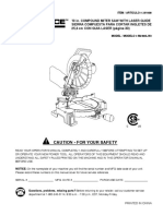 Chop Saw - 251938 - M2500LW2 - Task Force 10in Cmpd. Miter Saw