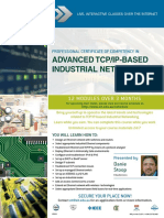 Advanced Tcp/Ip-Based Industrial Networking: 12 Modules Over 3 Months