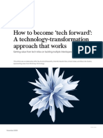 How To Become Tech Forward A Technology Transformation Approach That Works