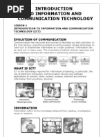 To Information and Communication Technology