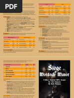 Siege at Mordock Manor (MicroChapRPG 14) PDF