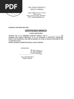 Certificado Medico Demetrio