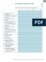 7.4. Cuestionario Médico (Physician Questionnaire, PQ)