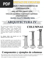 Columnas, Capital y Otros Sistemas Constructivos Similares