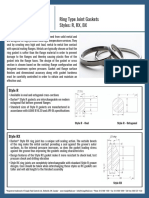 Ring Type Joint Gaskets Styles: R, RX, BX