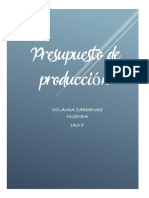 El Presupuesto de Produccion